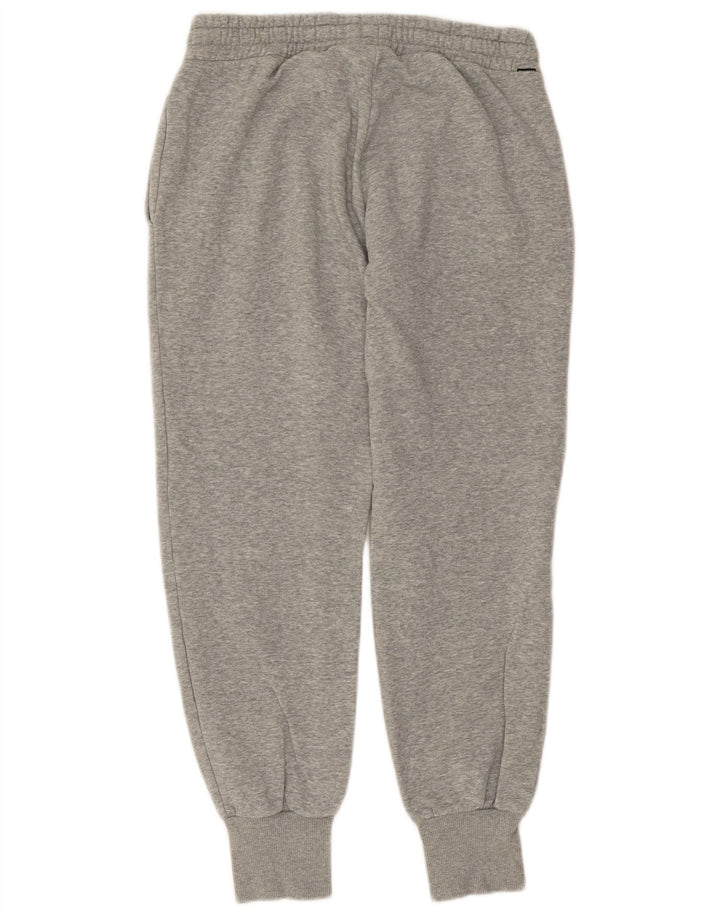 CONVERSE Damen Trainingshose Jogger UK 14 Mittelgraue Baumwolle