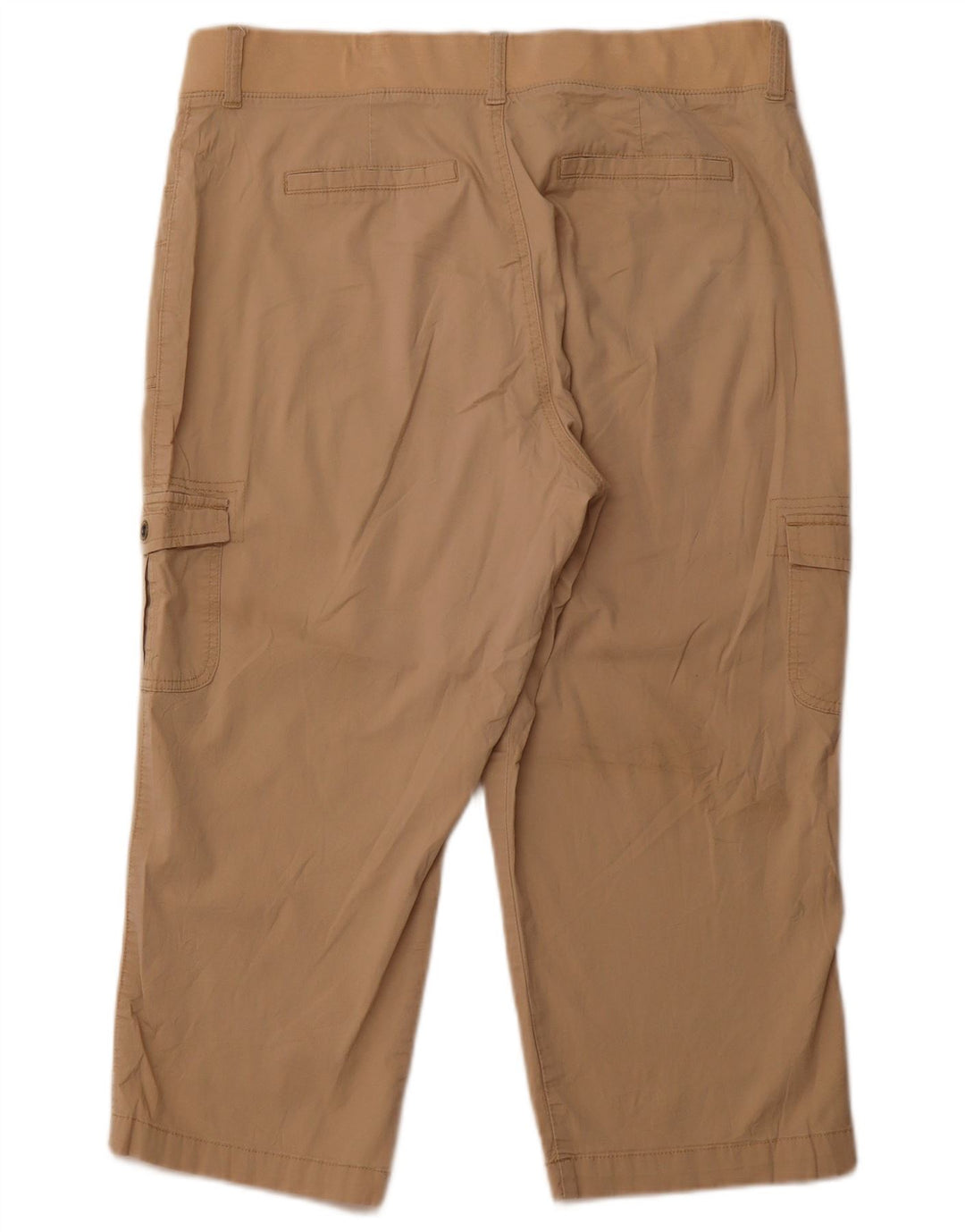 LEE Damen-Cargo-Caprihose mit entspannter Passform, US 16, 2XL, W36, L22, beige Baumwolle