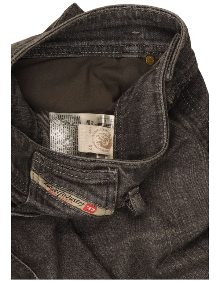 Diesel Damen Skinny Jeans W32 L30 Graue Baumwolle