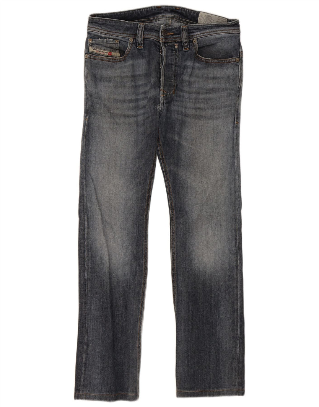 Diesel Herren Slim Jeans W29 L28 Blaue Baumwolle