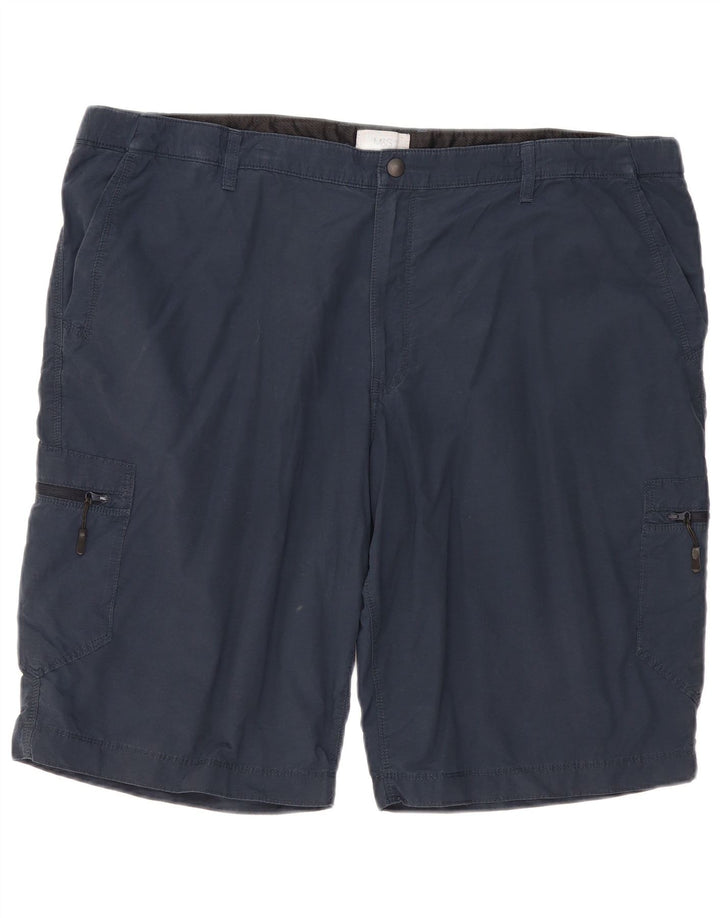 Marks & Spencer Herren Cargoshorts W44 2XL Marineblau Baumwolle