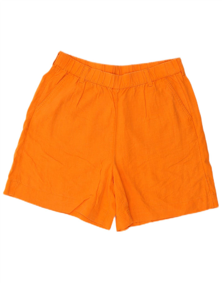 MARKS & SPENCER Damen Per Una Chino Shorts UK 12 Medium W32 Orange