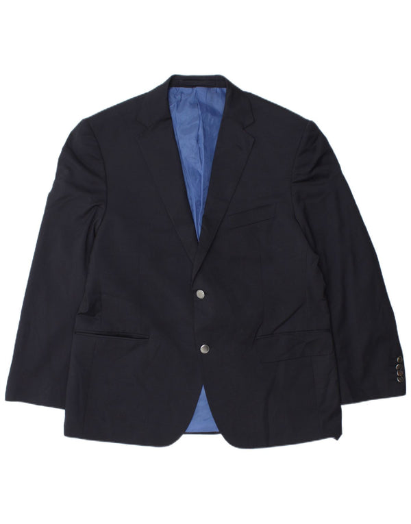 Marks & Spencer Herren-Blazer mit 2 Knöpfen, UK 42, XL, Marineblau, Polyester