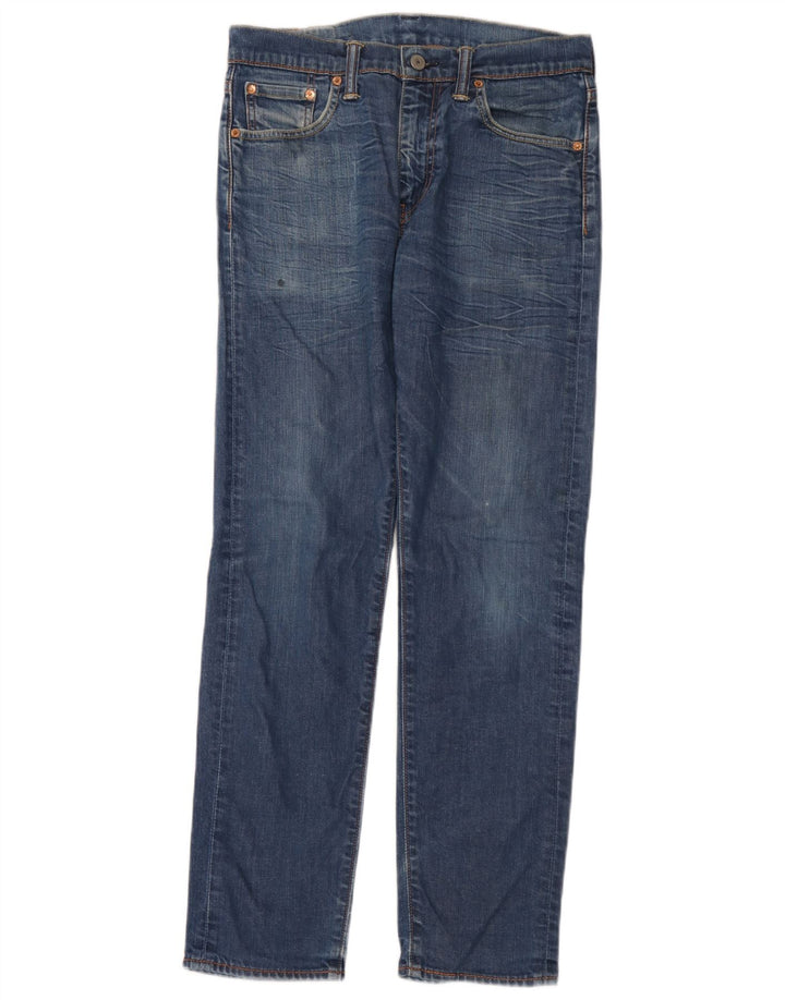 Levi's Herren 508 Straight Jeans W30 L30 Blaue Baumwolle