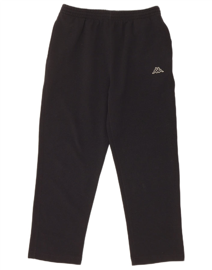 Kappa Mädchen-Trainingshose, 12–13 Jahre, Größe L, Schwarz, Polyester