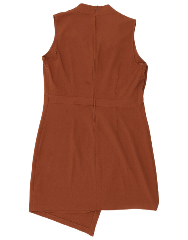 Next Ärmelloses Etuikleid für Damen, UK 46, Größe L, Braun, Polyester