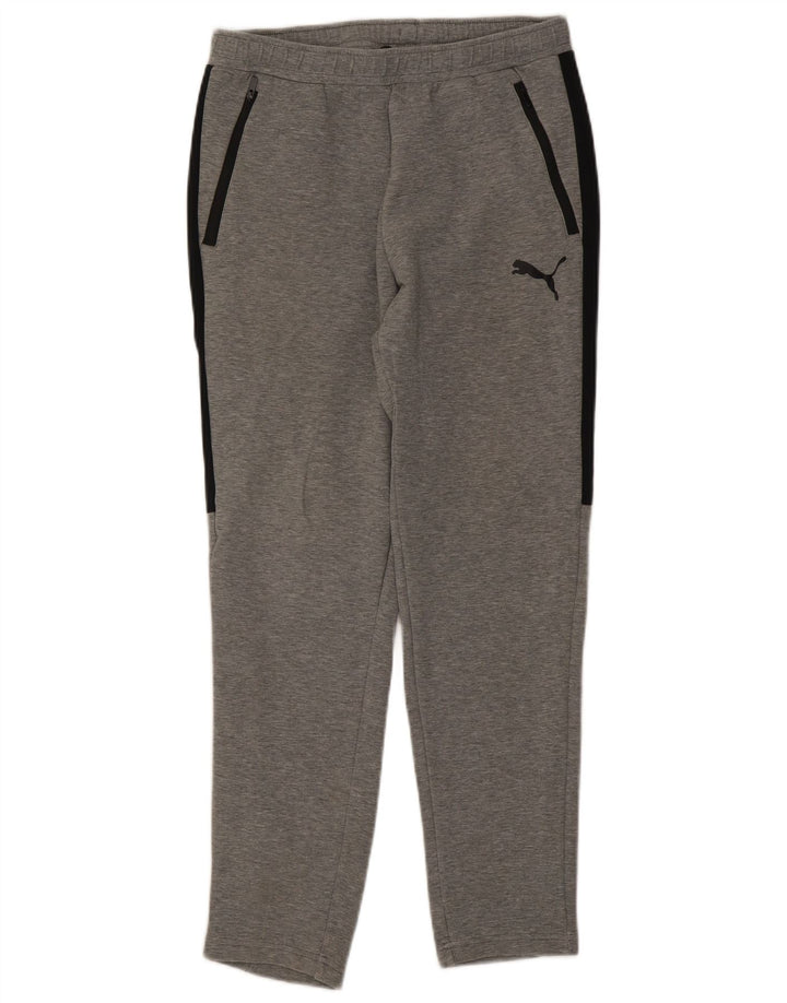 Puma Herren-Trainingshose, Mittelgrau, Farbblock