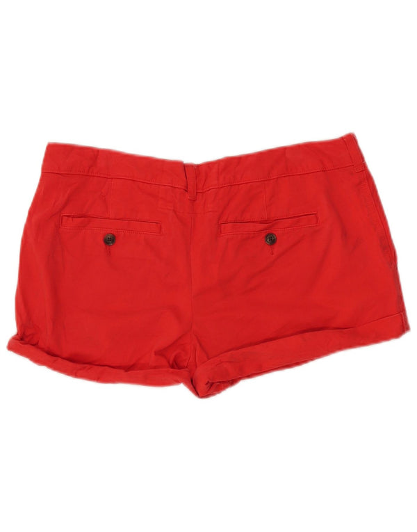 Jack Wills Damen Chinoshorts UK 12 Medium W32 Rot