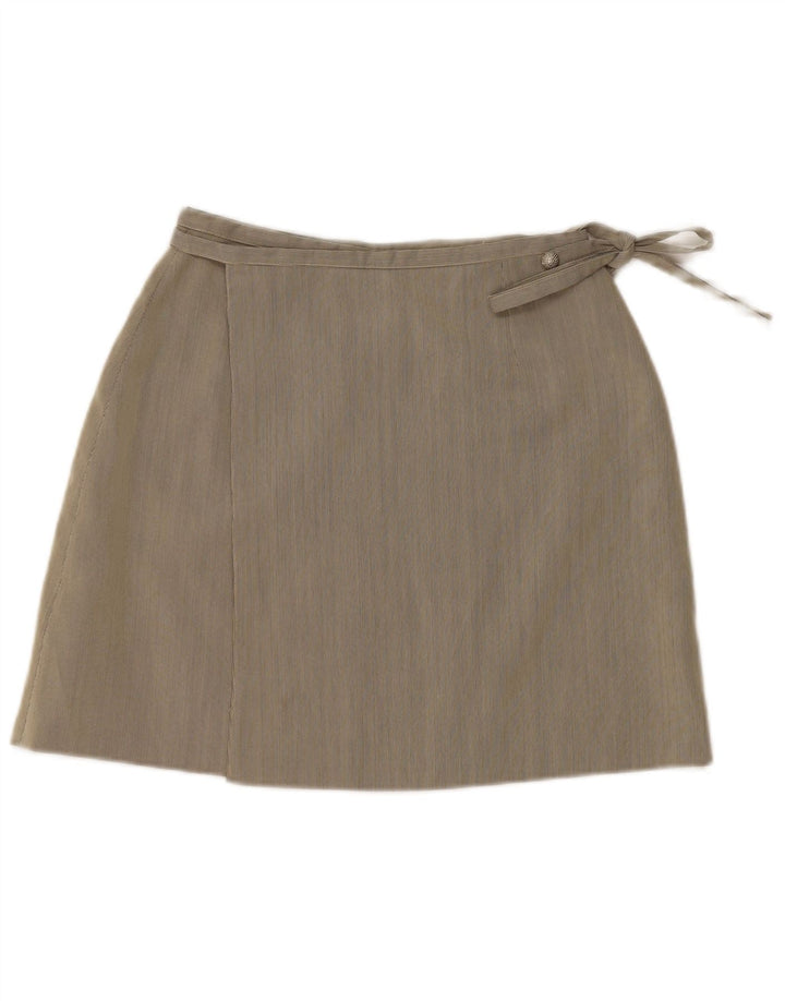 Vintage Damen Wickelrock W24 XS Grau