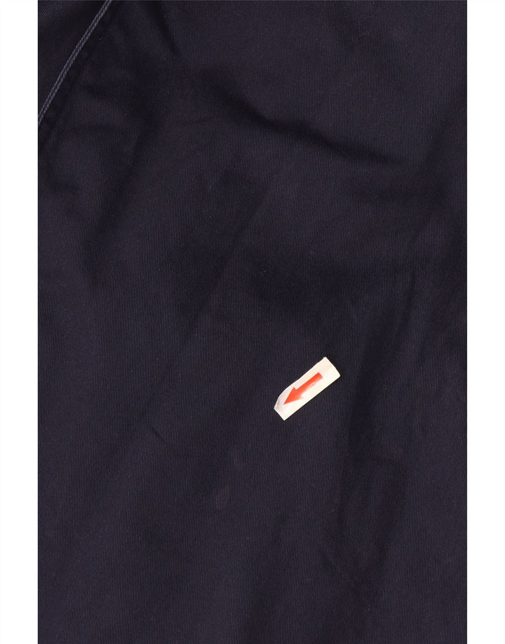 Hobbs Damen Trenchcoat UK 12 Medium Marineblau Baumwolle