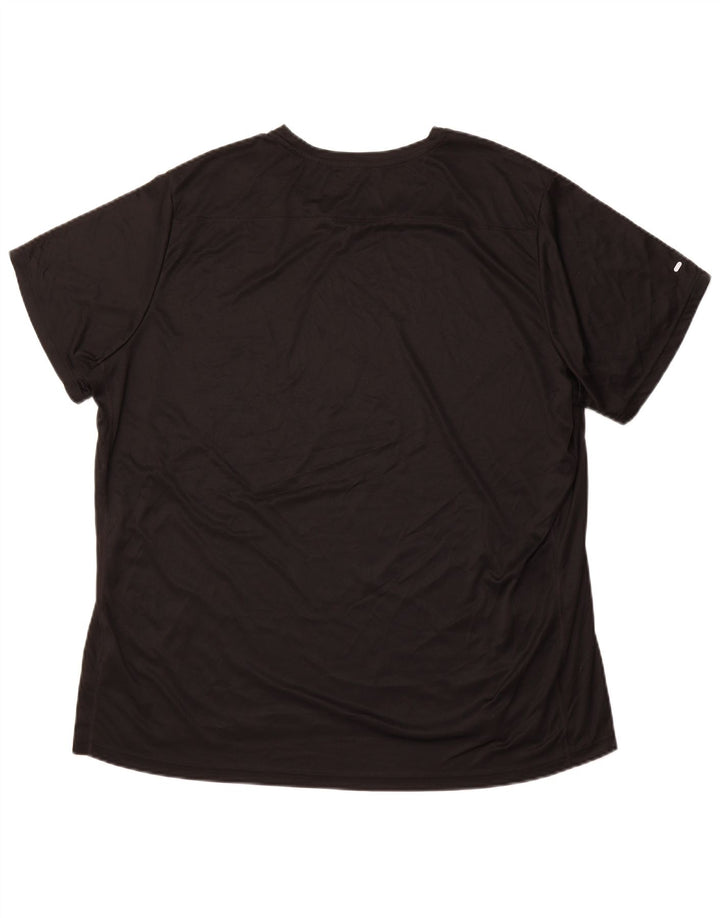 ADIDAS Herren Lauf-T-Shirt Top 2XL Schwarz Polyester Sport