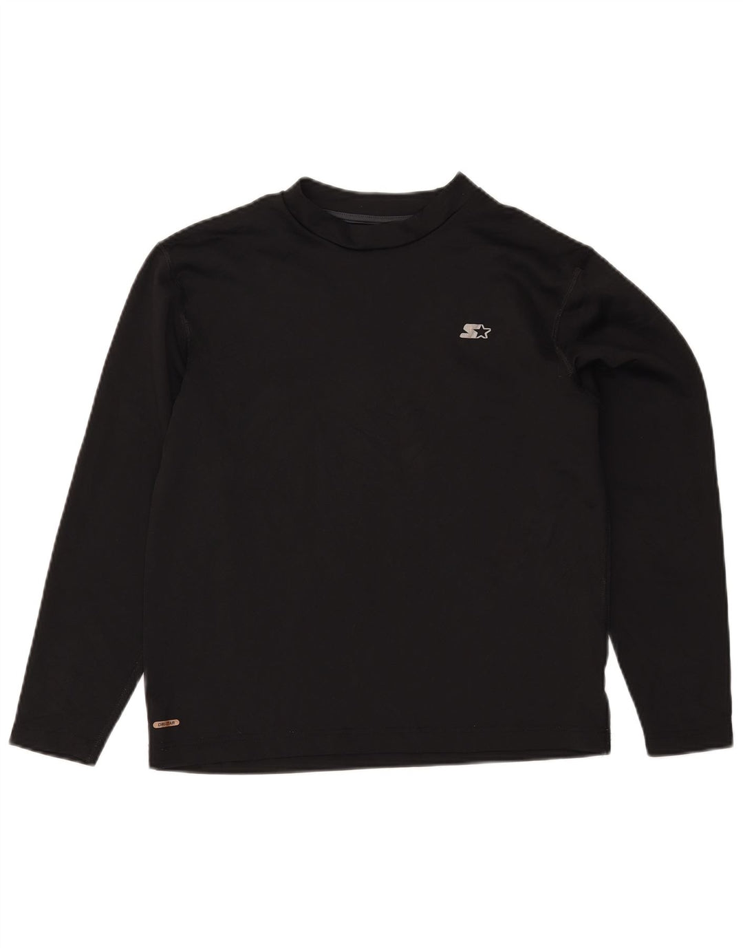 Starter Herren-Top, langärmelig, UK 42/44, Größe L, Schwarz, Polyester