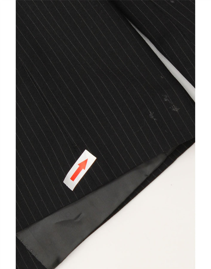 Calvin Klein Herren-Blazer mit 1 Knopf, IT 50, groß, schwarz gestreift