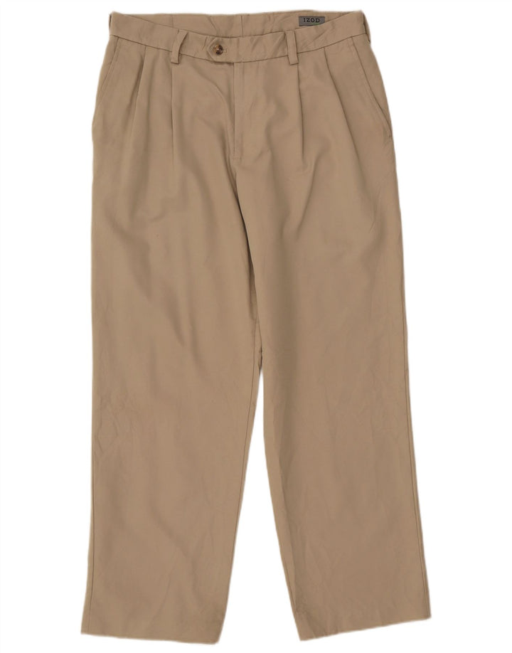 IZOD Herren-Chinohose mit Pegged, W32, L30, beige, Polyester