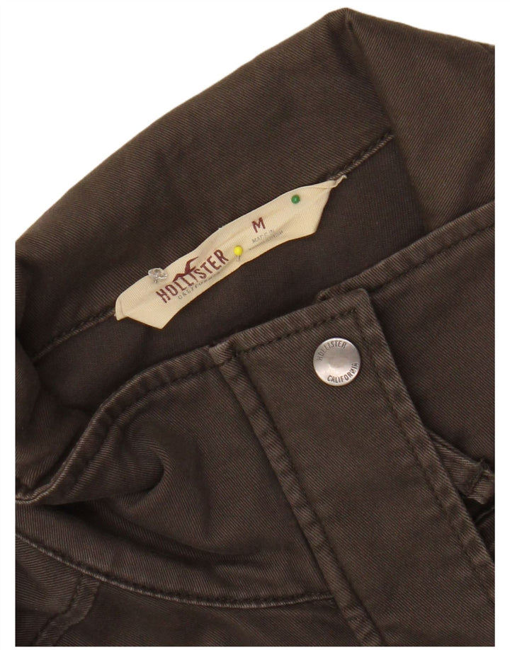 HOLLISTER Damen Utility-Jacke UK 14 Mittelbraun