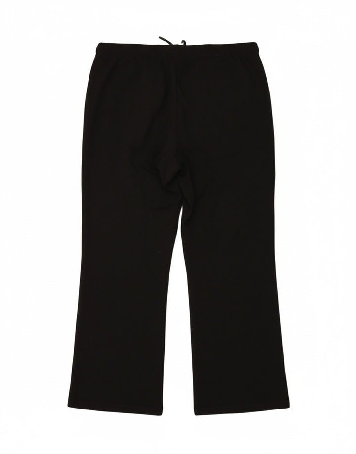 RUSSELL ATHLETIC Womens Tracksuit Trousers UK 14 Medium  Black Polyester