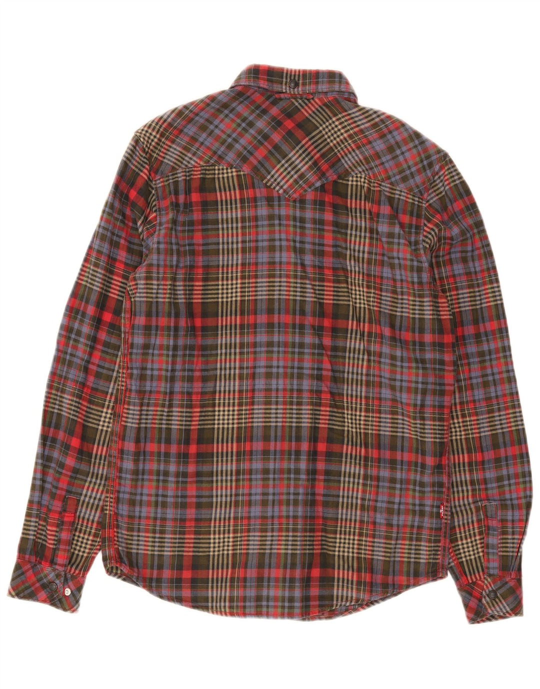 Levi's Herren-Flanellhemd mit Standard-Passform, klein, mehrfarbig, kariert, Baumwolle
