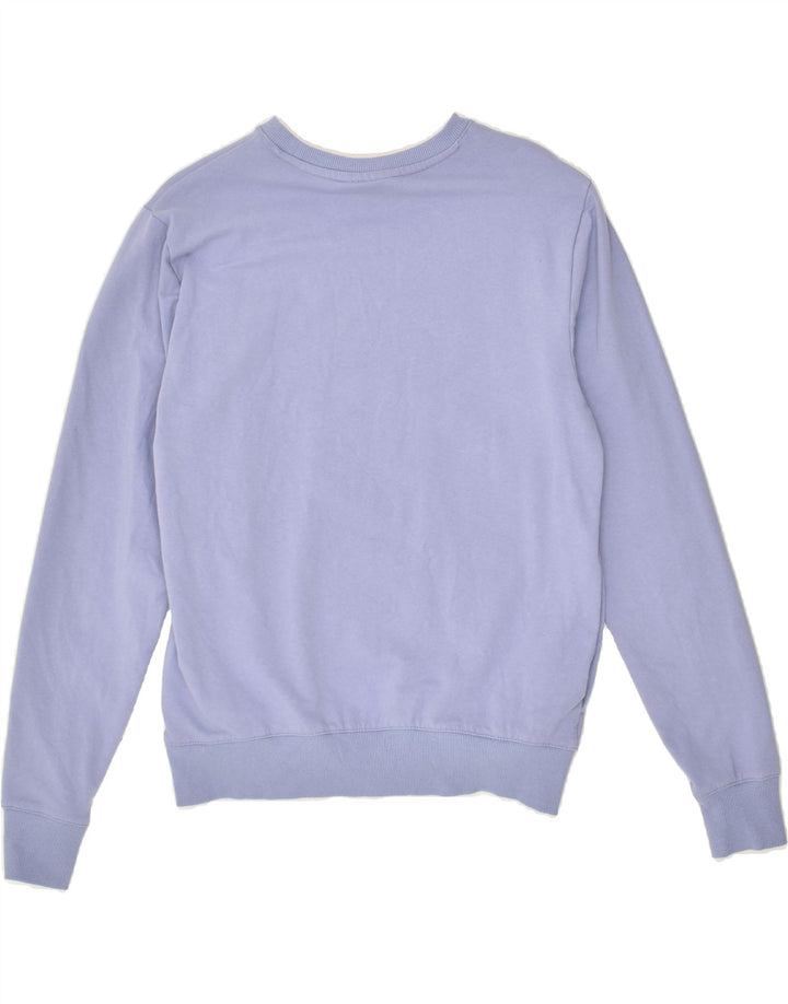 FILA Womens Sweatshirt Jumper UK 6 XS Blue Cotton | Vintage Fila | Thrift | Second-Hand Fila | Used Clothing | Messina Hembry 