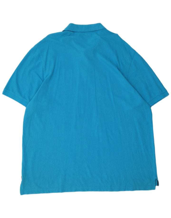 Izod Herren-Poloshirt, groß, Größe 2XL, blaue Baumwolle
