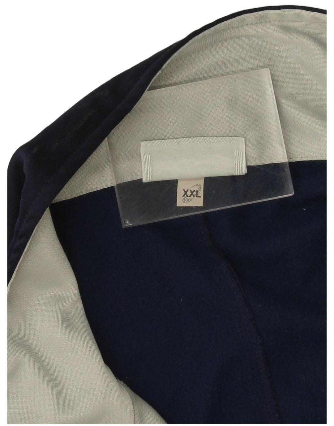 Asics Herren-Trainingsanzug-Top-Jacke 2XL Graues Colourblock-Polyester