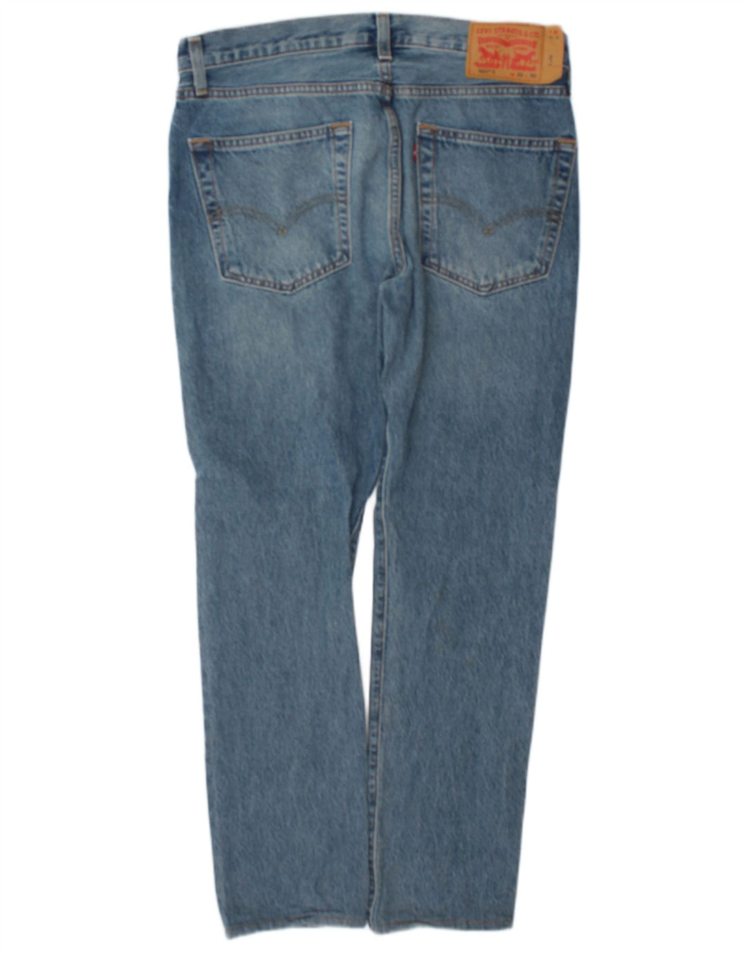 Levi's Herren 501 Straight Jeans W32 L30 Blaue Baumwolle