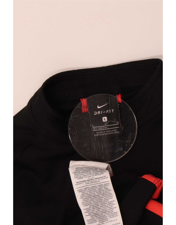 Nike Dri Fit Pullover-Trainingsanzug für Jungen, 12–13 Jahre, Größe L, Schwarz