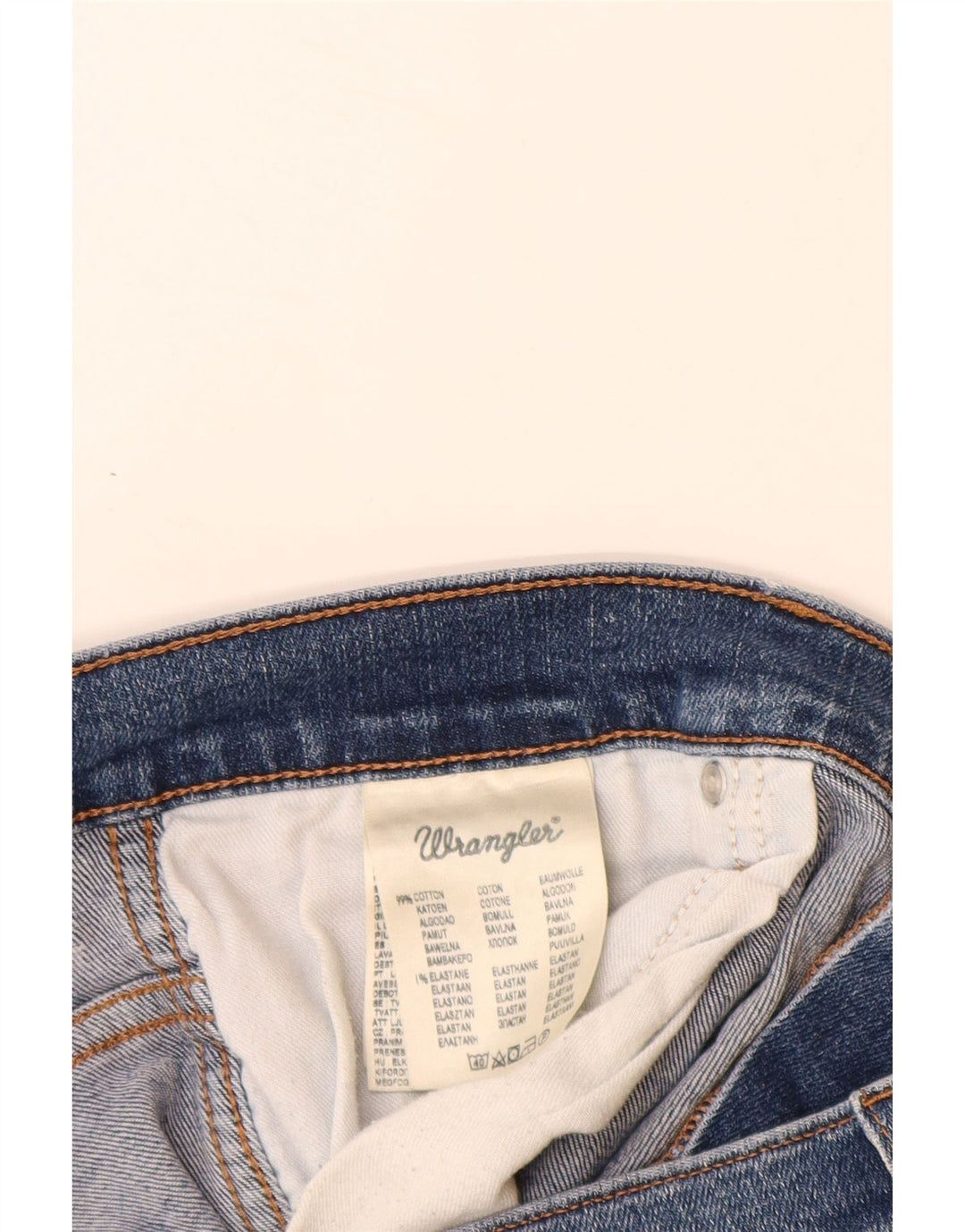 WRANGLER Damen-Jeans „Crank Straight“, W36, L32, Blau, Baumwolle