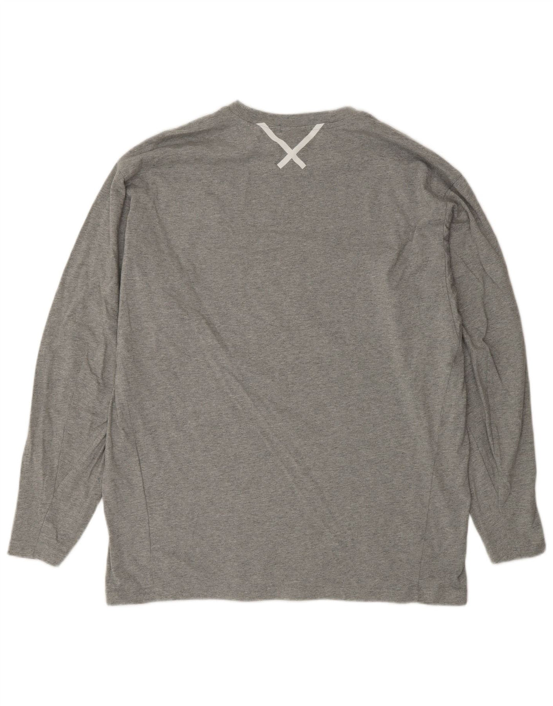 Adidas Herren Top Langarm mittelgraue Baumwolle