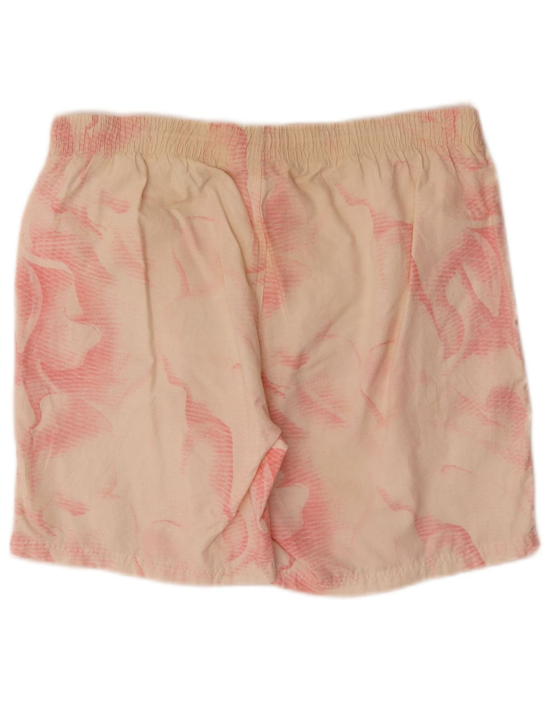 Hugo Boss Herren-Badeshorts, klein, weiße Batik-Baumwolle