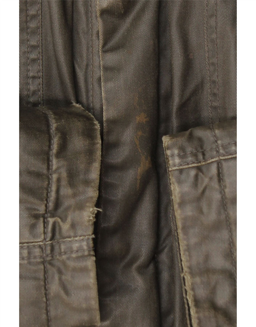 HUGO BOSS Herren Militärjacke IT 50 Große braune Baumwolle