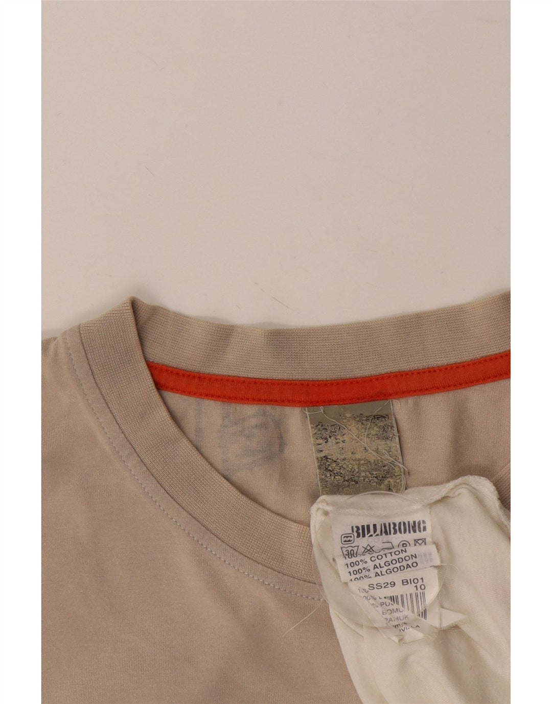 BILLABONG Herren Grafik-T-Shirt-Oberteil XL, weiße Colourblock-Baumwolle