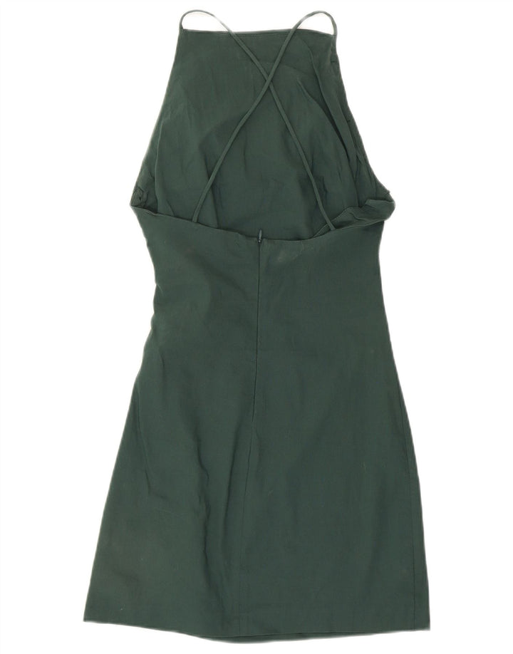 Zara Damen figurbetontes Kleid UK 8 Small Grün