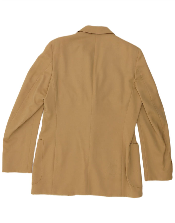 Vintage Herren 2-Knopf-Blazerjacke IT 50 Large Beige