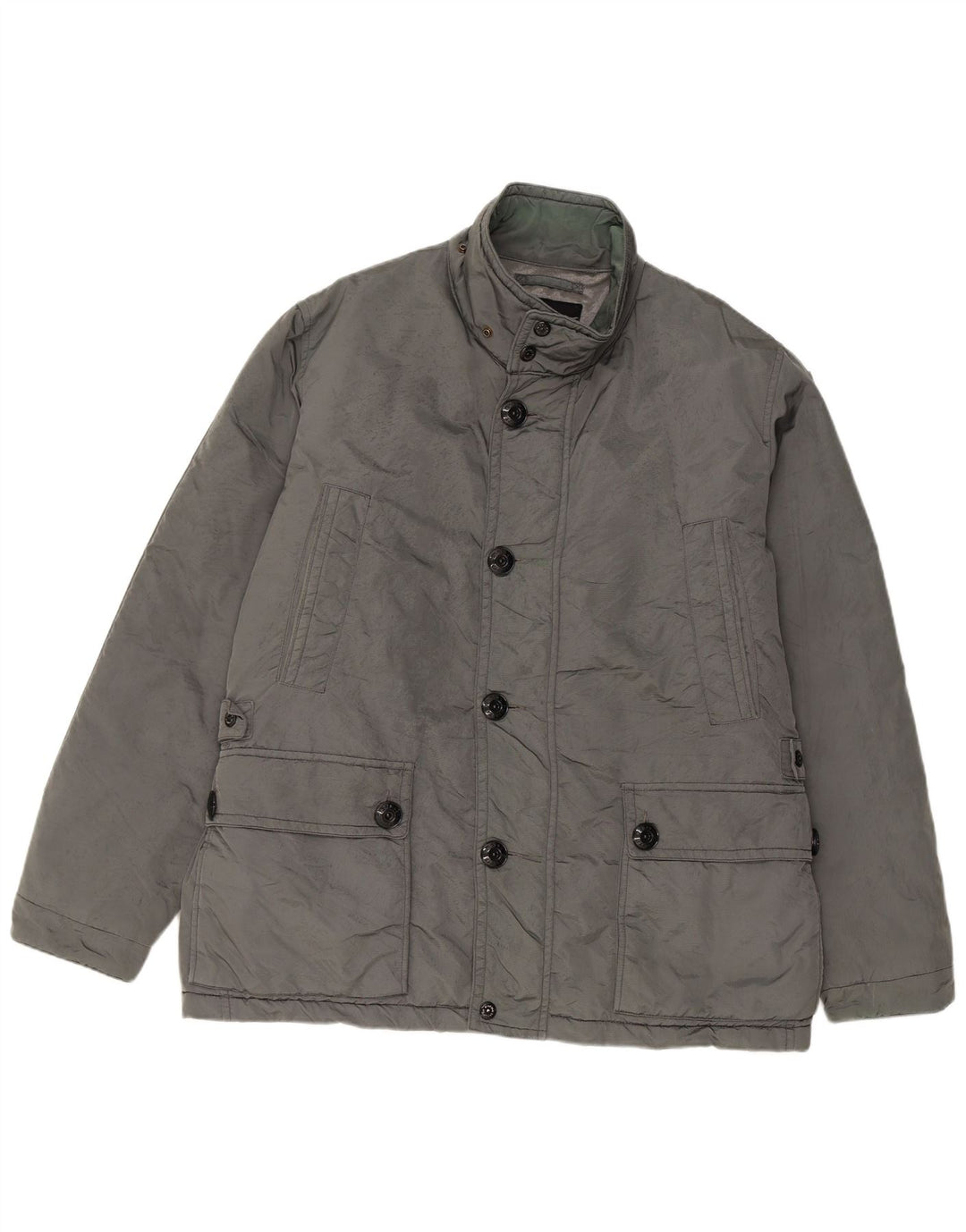 Marina Yachting Herren Wattierte Jacke IT 56 3XL Graues Nylon