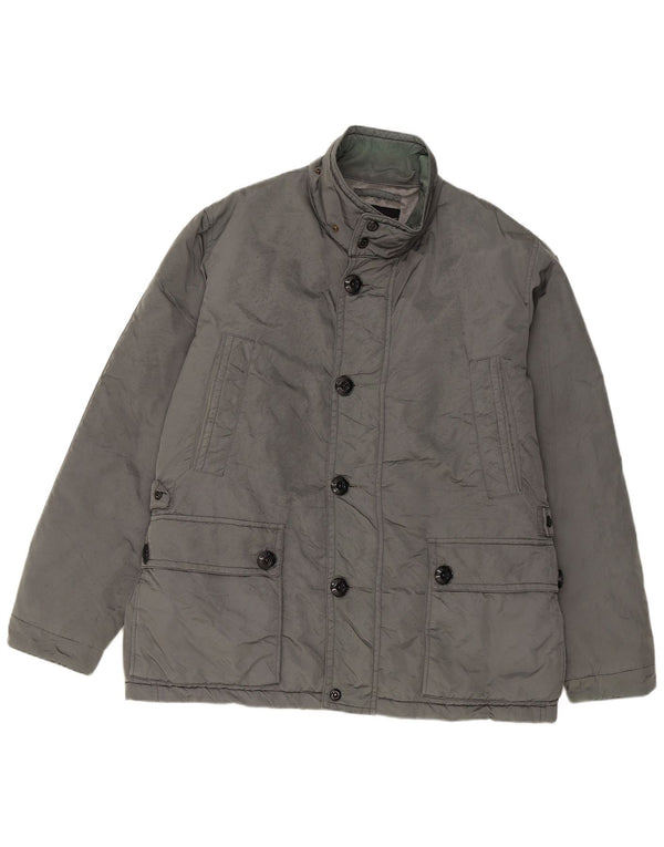 Marina Yachting Herren Wattierte Jacke IT 56 3XL Graues Nylon