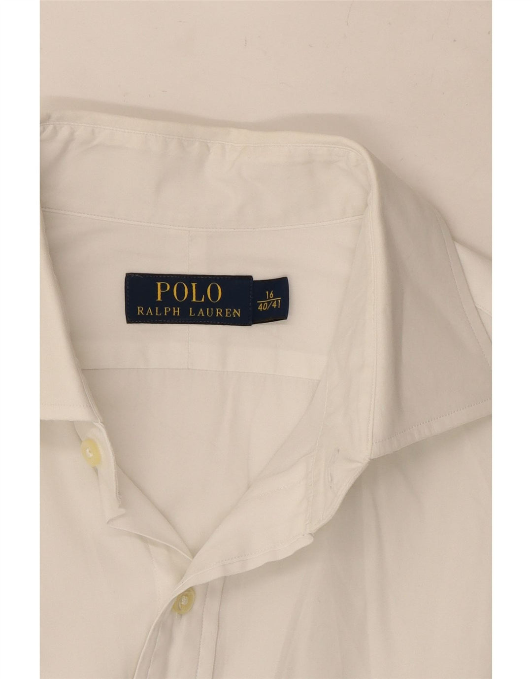 Polo Ralph Lauren Herrenhemd Größe 40/41 16 Large Weiß