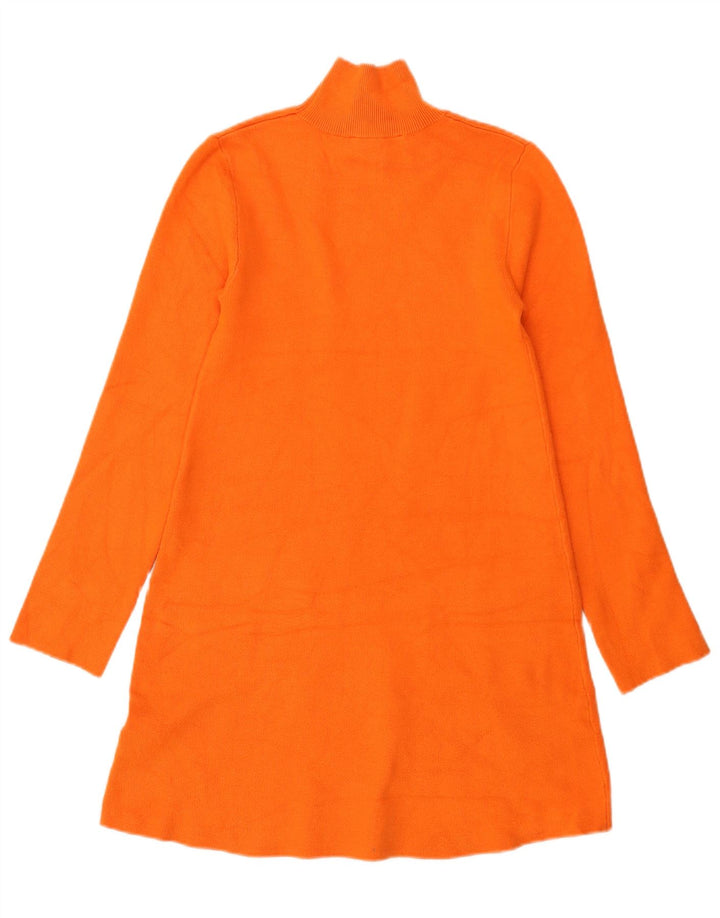 Zara Damen Pulloverkleid UK 8 Small Orange