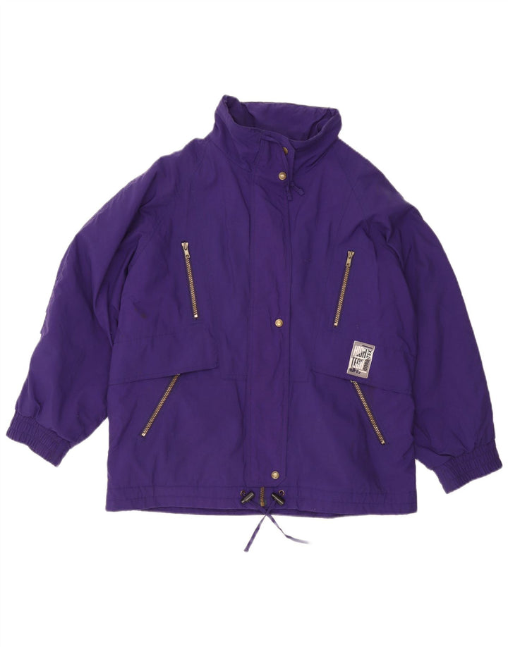 Elho Damen Übergroße Windjacke EU 38 Mittellila Polyamid