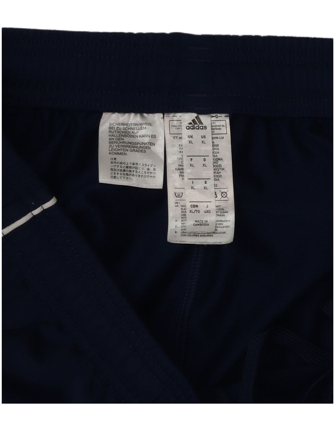 Adidas Herren Trainingshose Jogger XL Marineblau Polyester