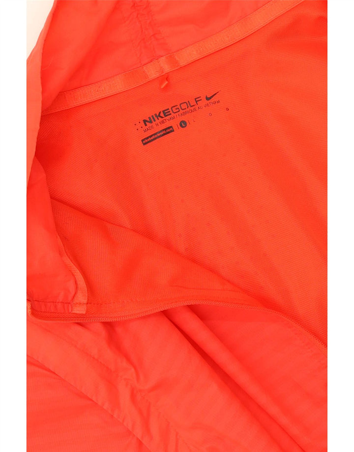 NIKE Womens Tracksuit Top Jacket UK 16 Large Orange Vintage Nike and Second-Hand Nike from Messina Hembry 