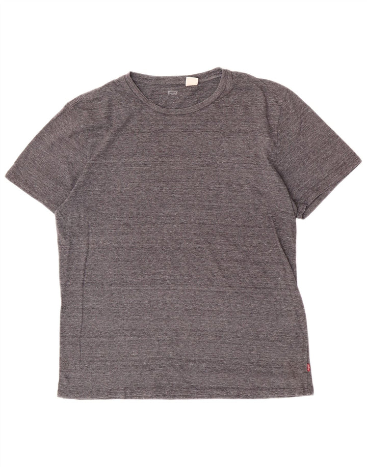 Levi's Damen T-Shirt Top UK 16 Large Grau meliert