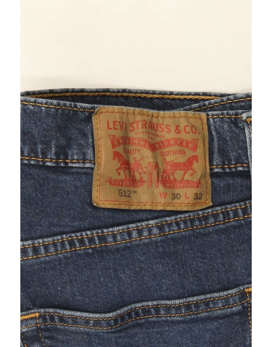 Levi's Herren 512 Slim Tapered Jeans W30 L29 Blau