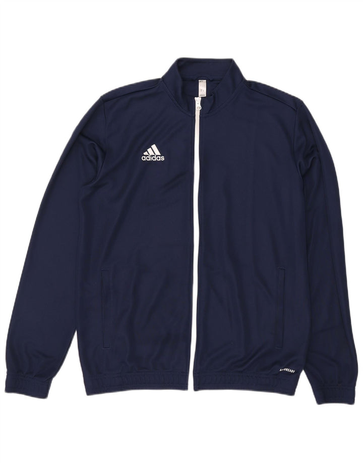Adidas Herren Aeroready Trainingsanzug Top Jacke Large Marineblau Polyester