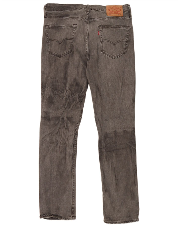 Levi's Herren 511 Slim Jeans W34 L32 Graue Baumwolle