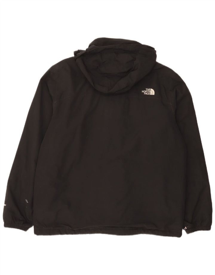 The North Face Herren-Windbreakerjacke mit Kapuze, UK 40, Größe L, Schwarz, Polyester