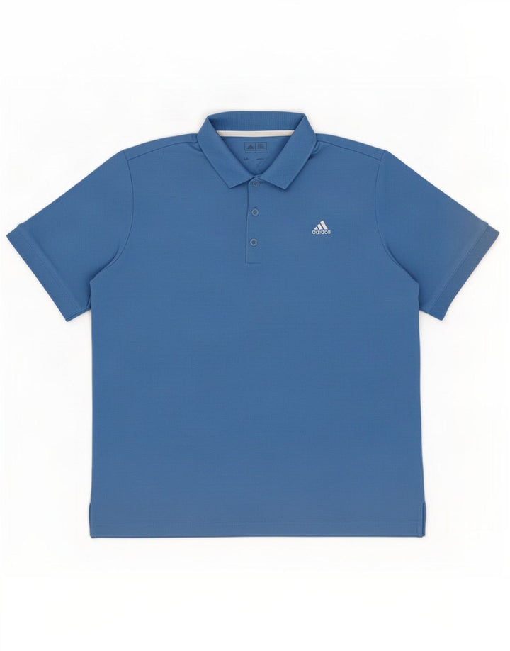 Adidas Herren Poloshirt Large Blau