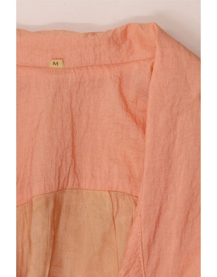 VINTAGE Womens Longline 2 Button Blazer Jacket UK 14 Medium Orange Vintage Vintage and Second-Hand Vintage from Messina Hembry 