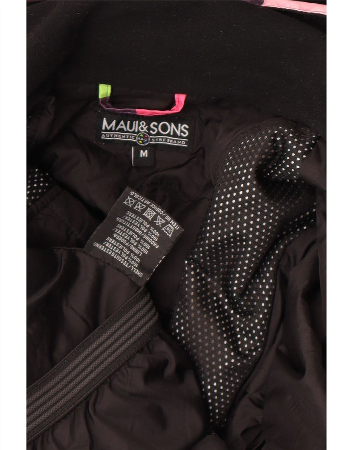 Maui and Sons Damen-Regenjacke mit Kapuze, UK 14, mittel, mehrfarbig, kariert