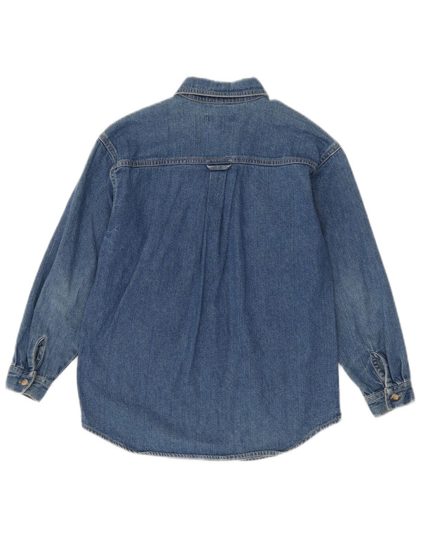 Timberland Jeanshemd für Jungen, 7–8 Jahre, blaue Baumwolle