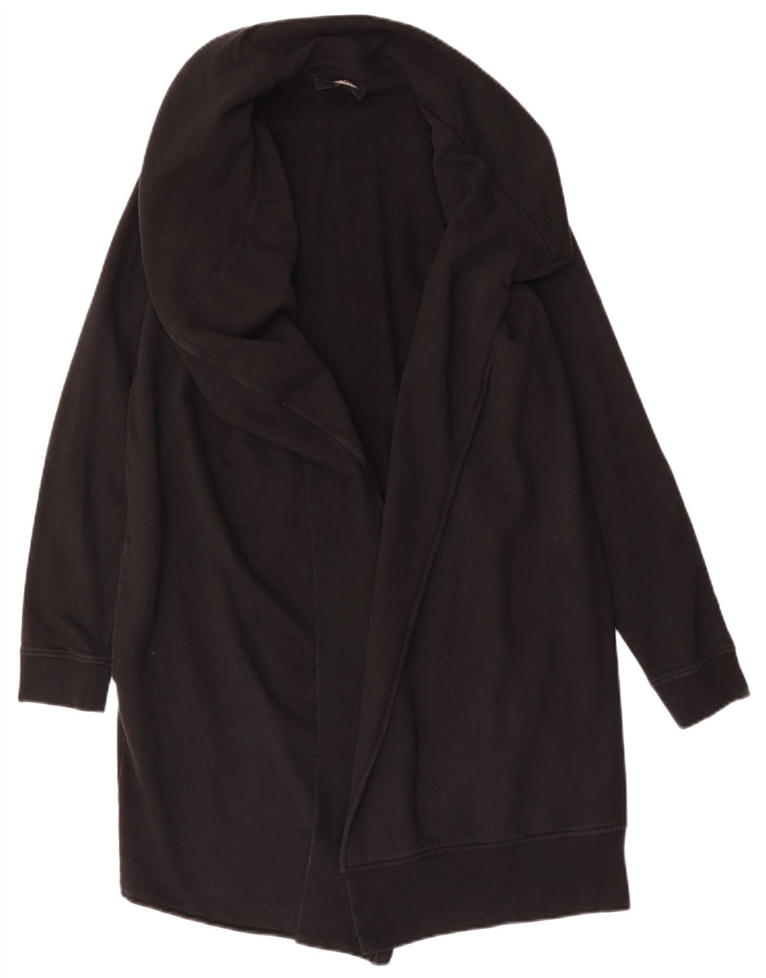 ALL SAINTS Damen-Strickjacke, übergroß, lang, Gr. 14, mittelschwarz